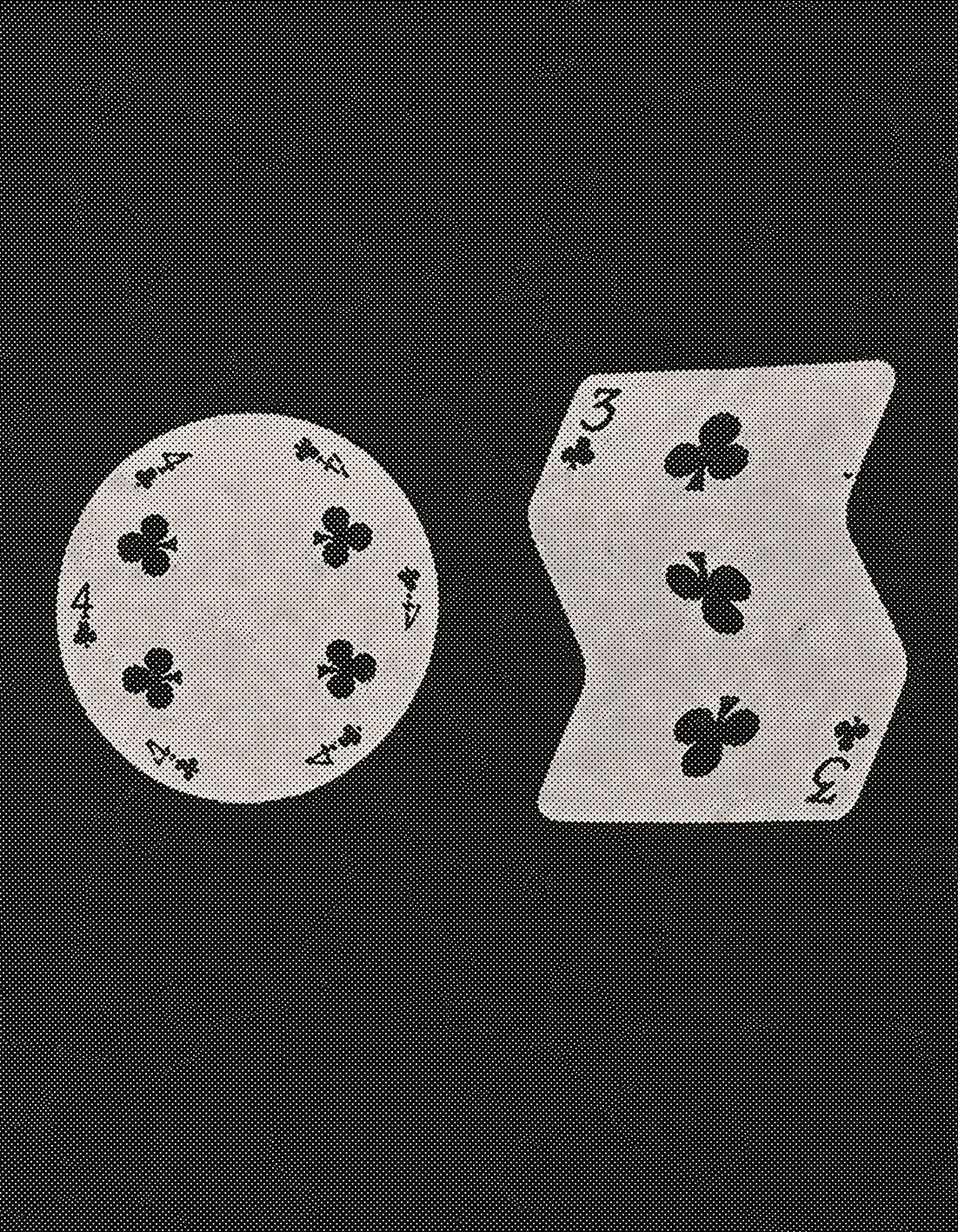 "Art of Playing Cards" - Reusable Peel-and-Stick Poster - Pasquín
