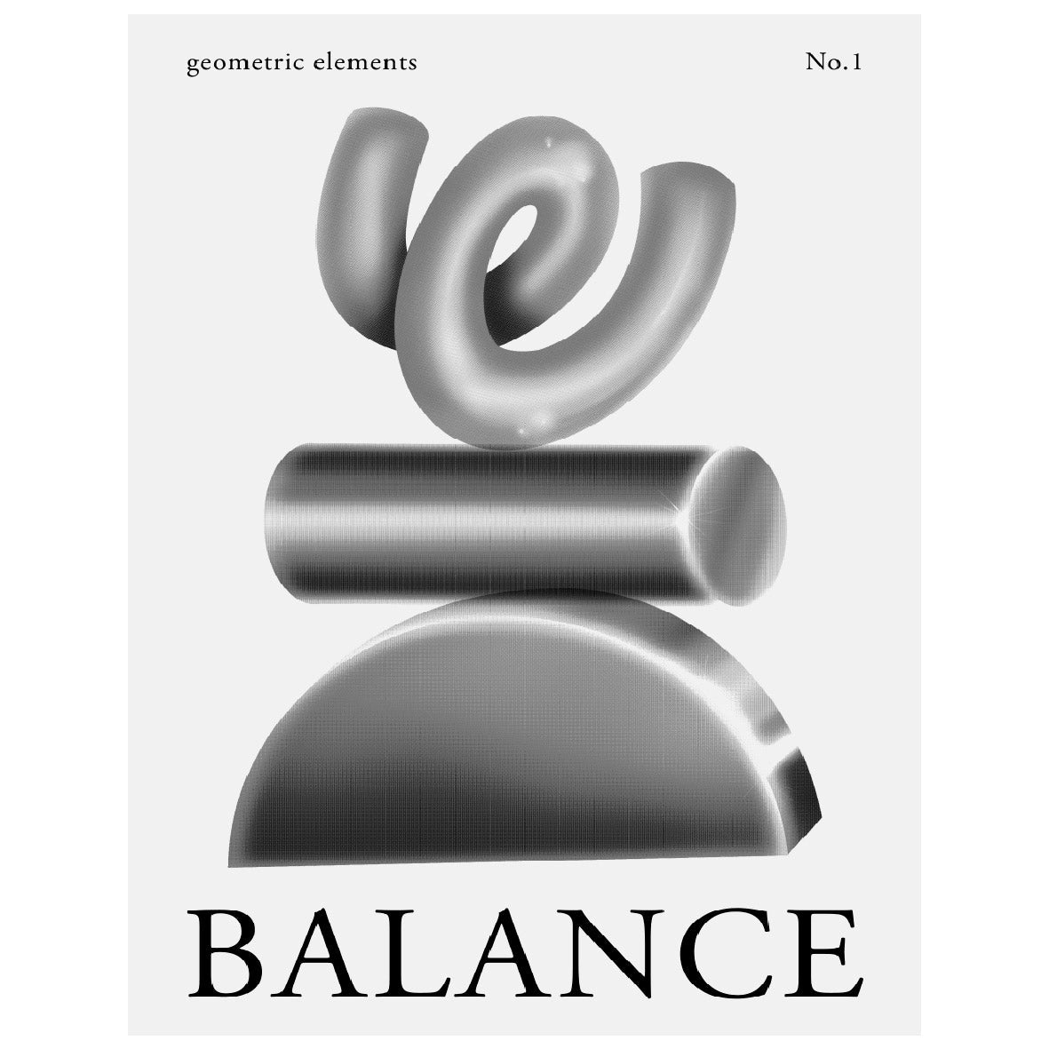 Balance Reusable Peel - and - Stick Poster - Pasquín
