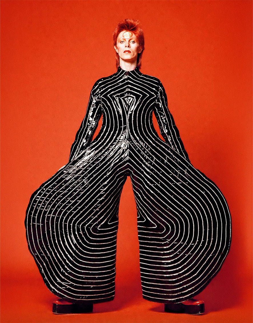 "Classic Bowie's Tokyo Pop Jumpsuit (1973)" - Reusable Peel-and-Stick Poster - Pasquín