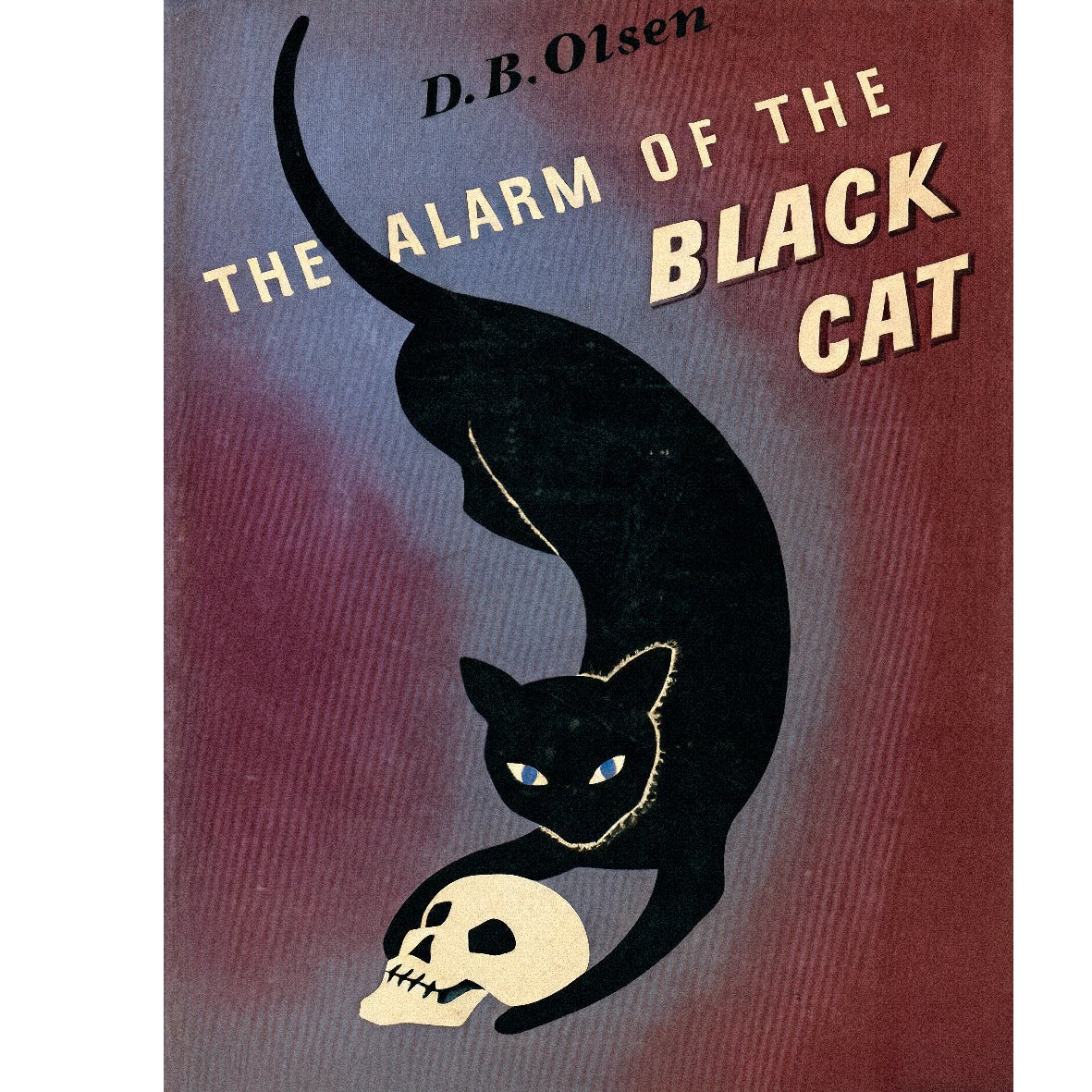 Decorative “Book Cover: The Alarm of the Black Cat (1942)" by Dolores Hitchens Poster | High - Quality Print | Repositionable Adhesive - Pasquín