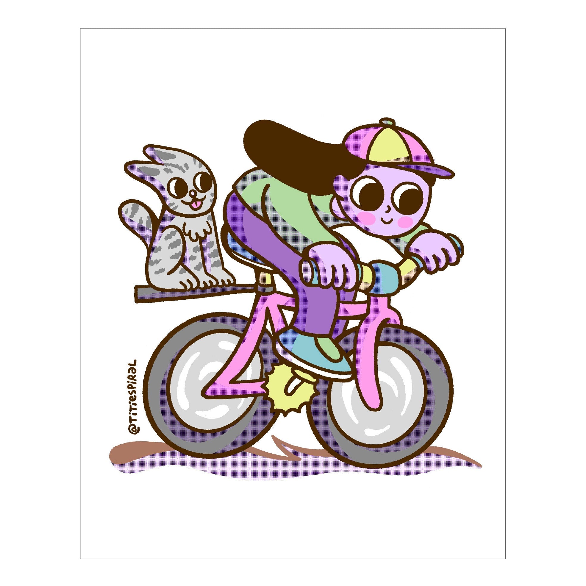 Decorative "Collection: Titi Espiral" Poster | High - Quality Print | Repositionable Adhesive - Pasquín