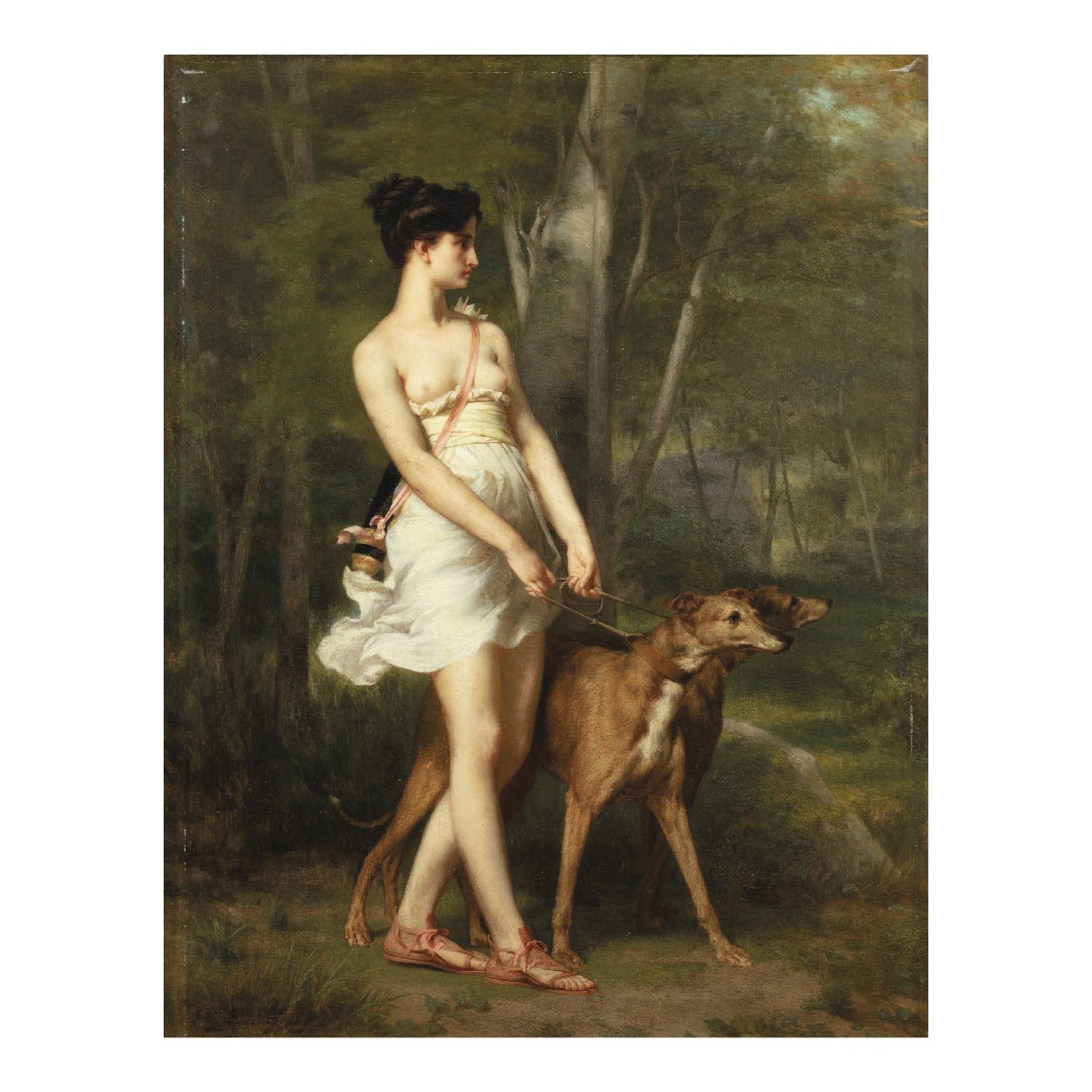 Decorative "Diana" by Gaston Casimir Saint - Pierre Poster | High - Quality Print | Repositionable Adhesive - Pasquín