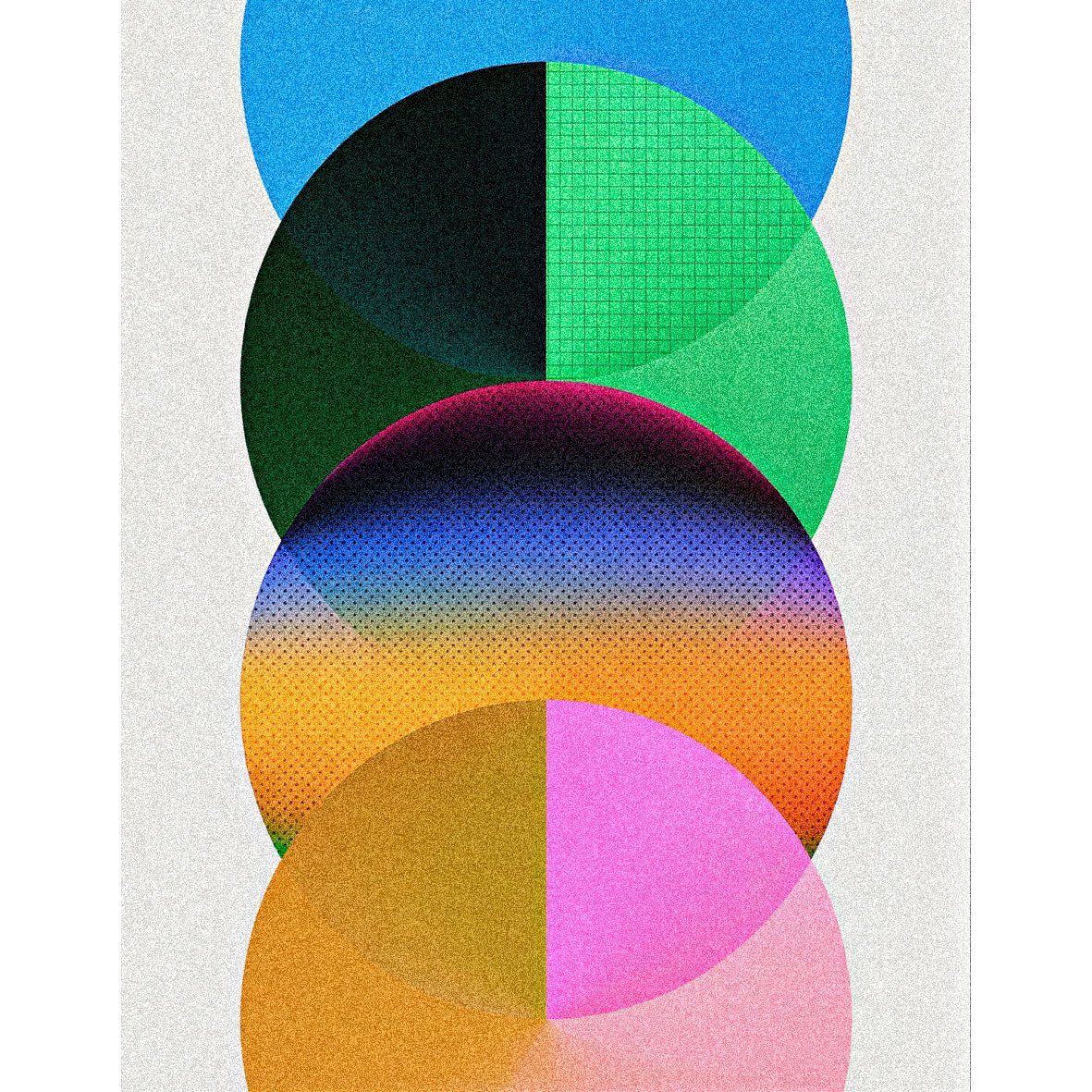 Decorative “Fragments of Experiments 258 - 270" by Jerry - Lee Bosmans Poster | High - Quality Print | Repositionable Adhesive - Pasquín
