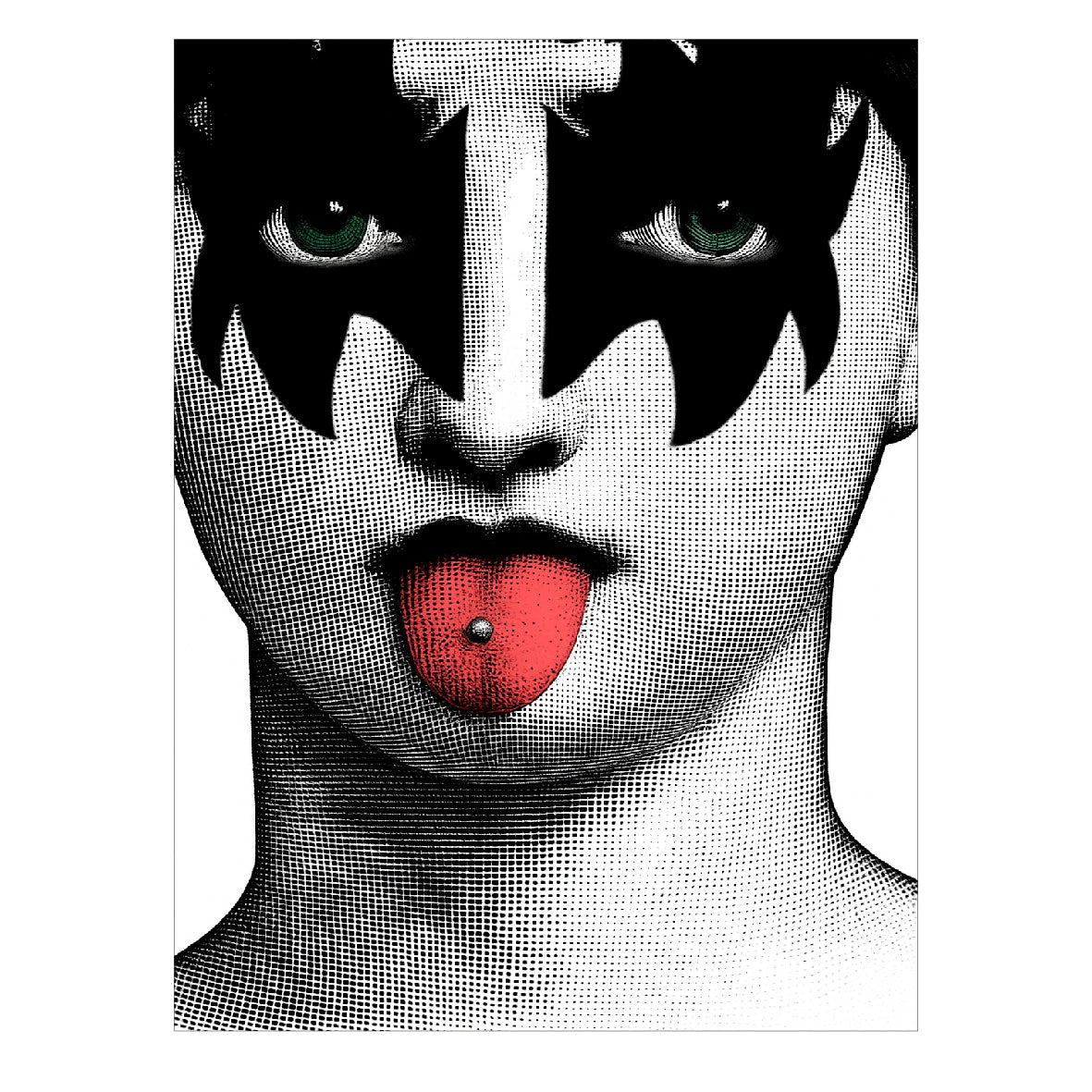 Decorative "Lina Kiss" by P. Fornasetti Poster | High - Quality Print | Repositionable Adhesive - Pasquín