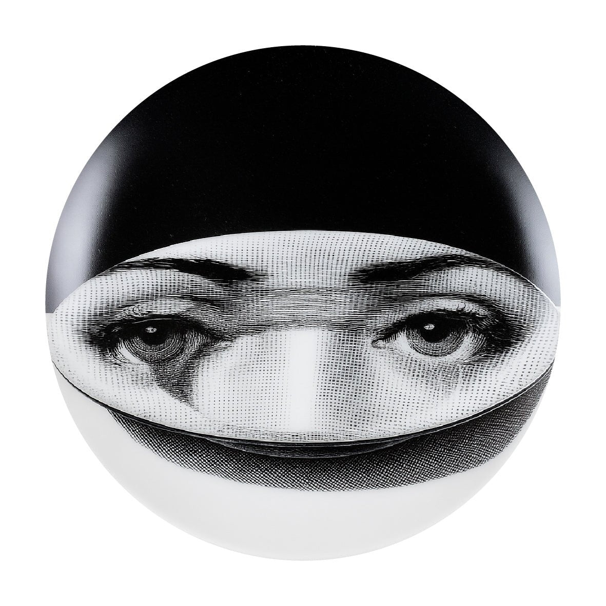 Decorative "Lina's Plate (Round)" by P. Fornasetti Poster | High - Quality Print | Repositionable Adhesive - Pasquín