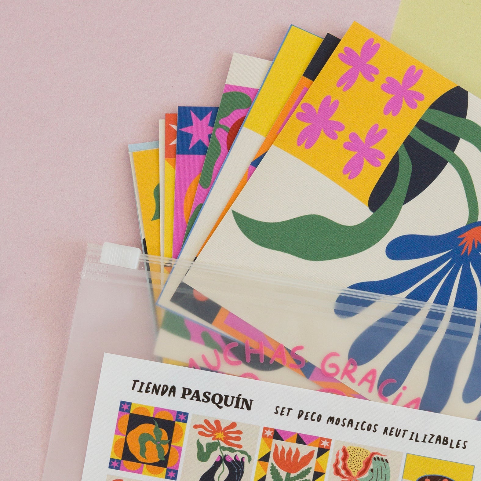 Decorative Removable Wall Tiles - Tropical Design - Pasquín