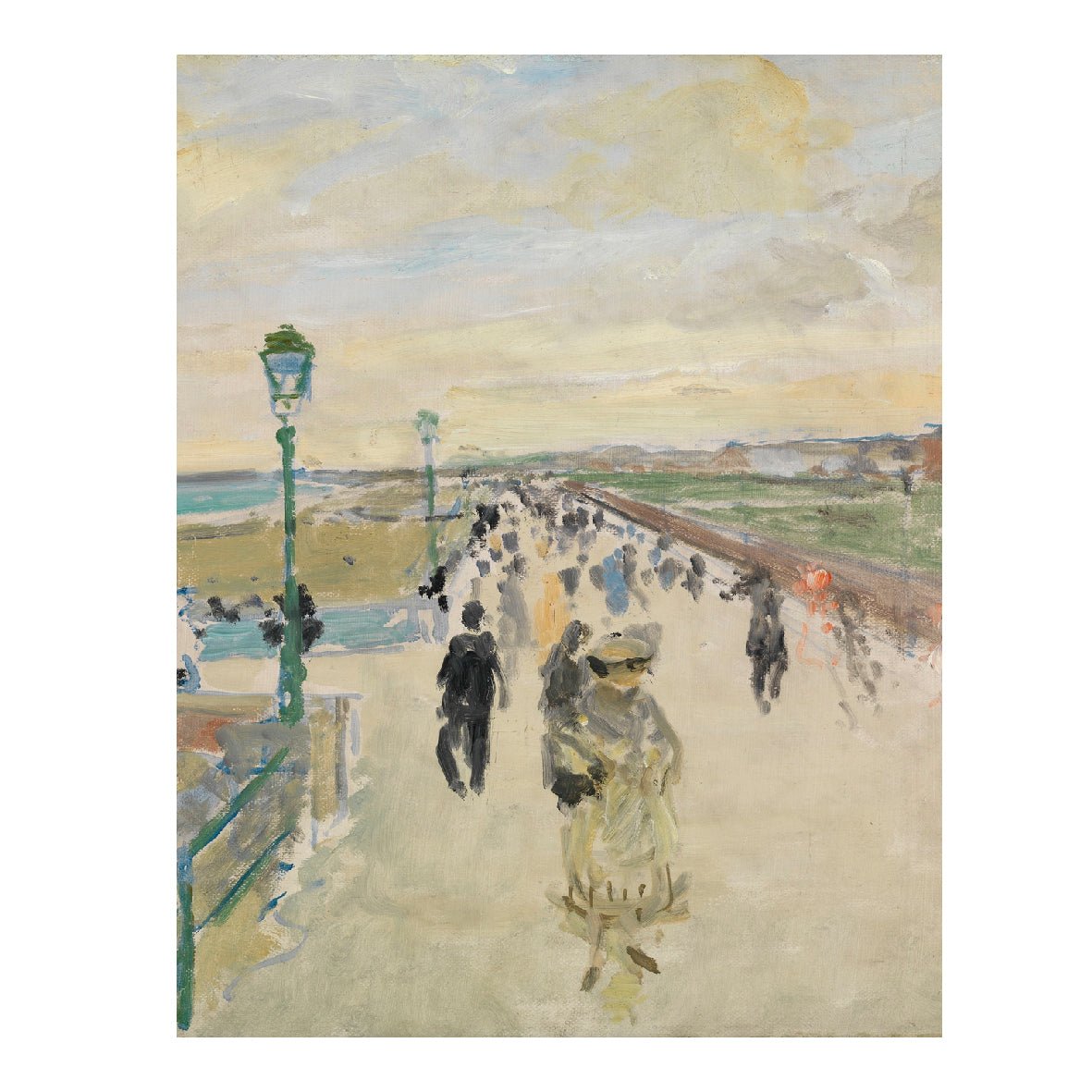 Decorative "Sea Wall" by Jacques - Émile Blanche Poster | High - Quality Print | Repositionable Adhesive - Pasquín