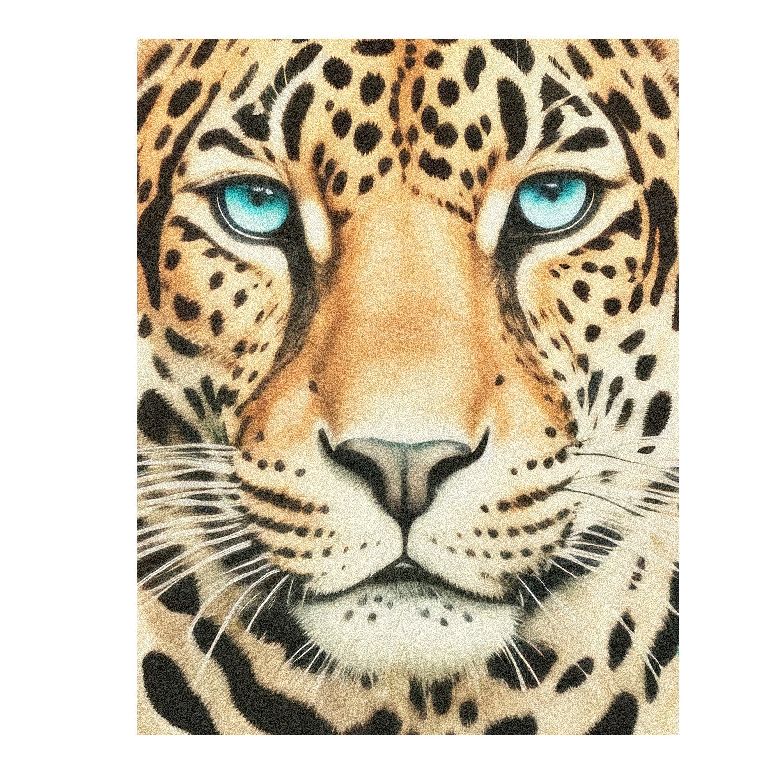 Decorative "Wildlife Leopard" Poster | High - Quality Print | Repositionable Adhesive - Pasquín