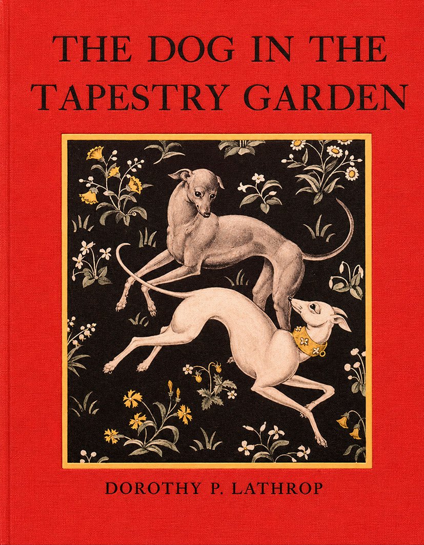 "Greyhounds in the Garden"- Reusable Peel-and-Stick Poster - Pasquín