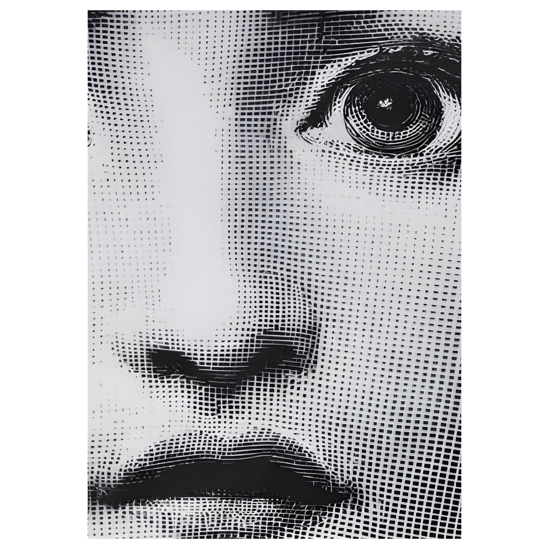Handmade "Lina's Eye" by P. Fornasetti Poster | High - Quality Print | Repositionable Adhesive - Pasquín Store