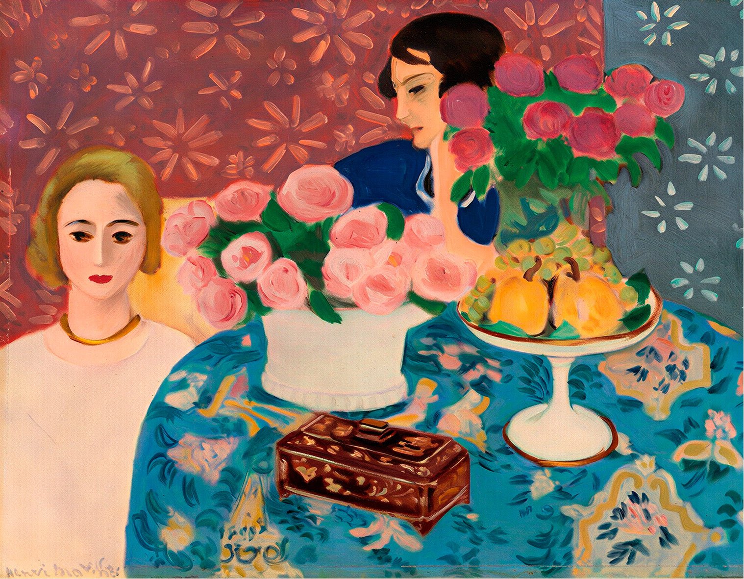 "Le Coffret chinois" by Henri Matisse - Reusable Peel-and-Stick Poster - Pasquín