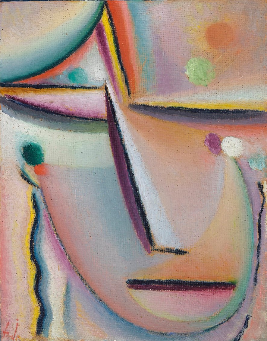 "Meditation: Das Gebet (1922)" by Alexej von Jawlensky - Reusable Peel-and-Stick Poster - Pasquín
