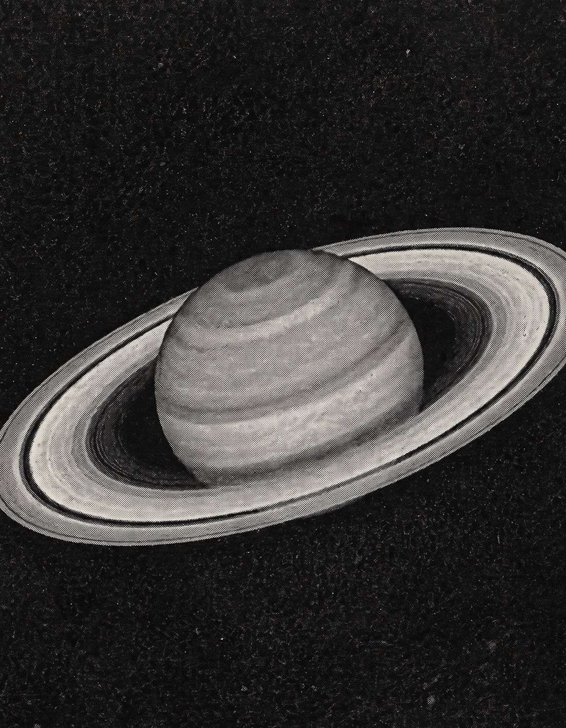 "Saturn" - Reusable Peel-and-Stick Poster - Pasquín