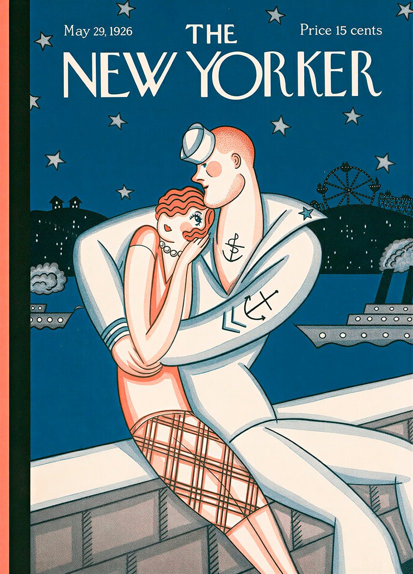 The New Yorker Cover – 29 de mayo de 1926 - Reusable Peel-and-Stick Poster - Pasquín
