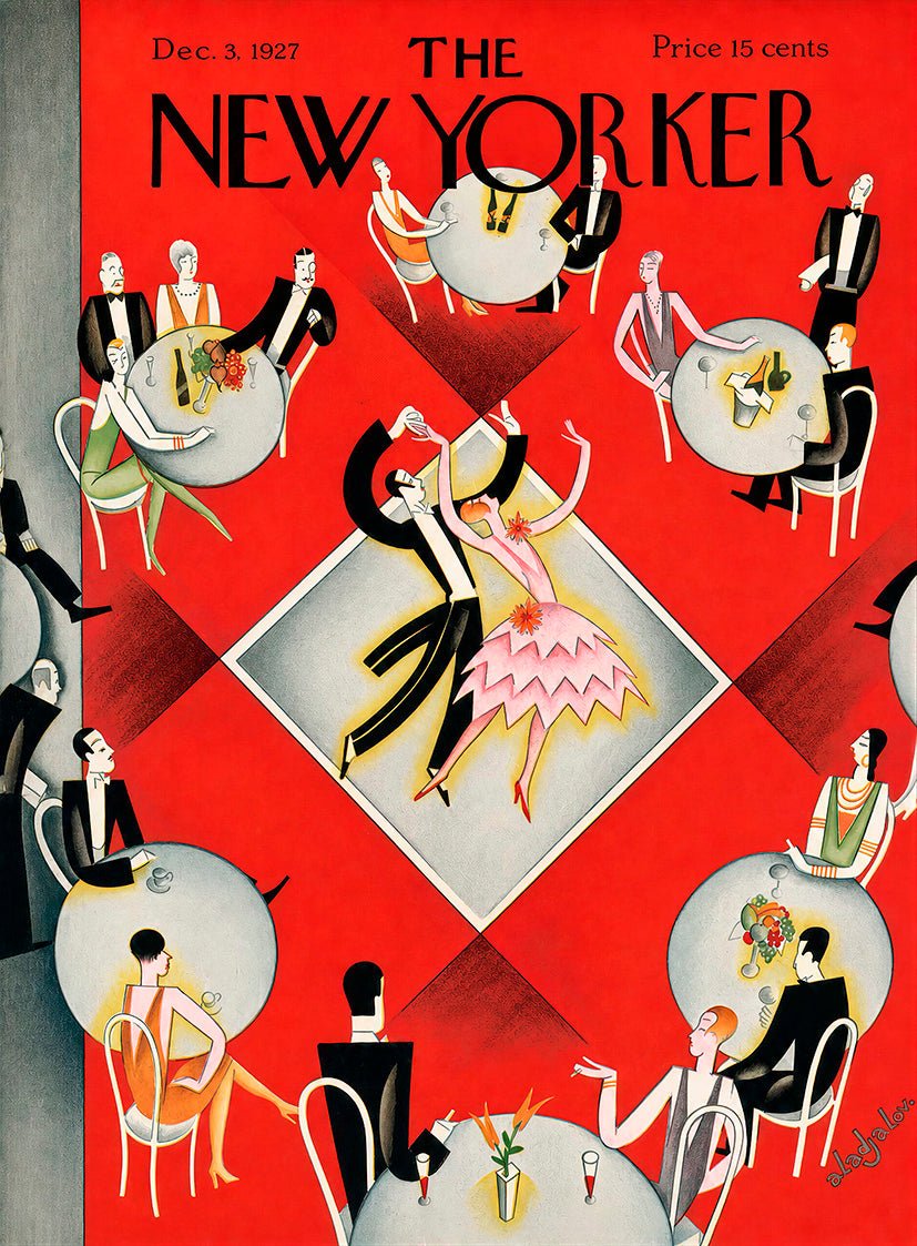 The New Yorker Cover – 3 de diciembre de 1927 - Reusable Peel-and-Stick Poster - Pasquín