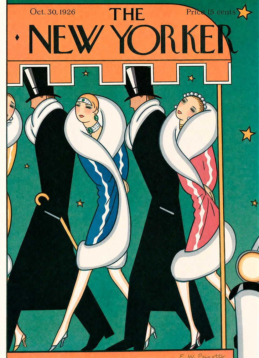 The New Yorker Cover – 30 de octubre de 1926 - Reusable Peel-and-Stick Poster - Pasquín