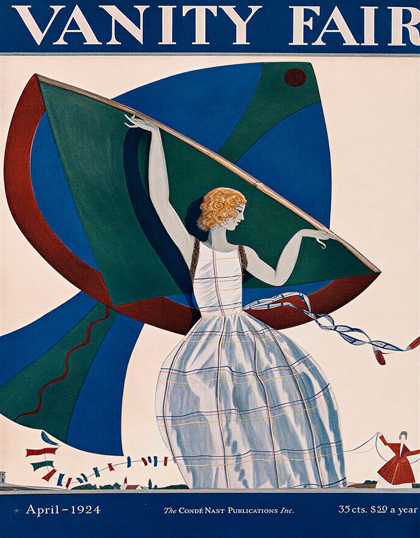 Vanity Fair – Abril de 1924 - Reusable Peel-and-Stick Poster - Pasquín