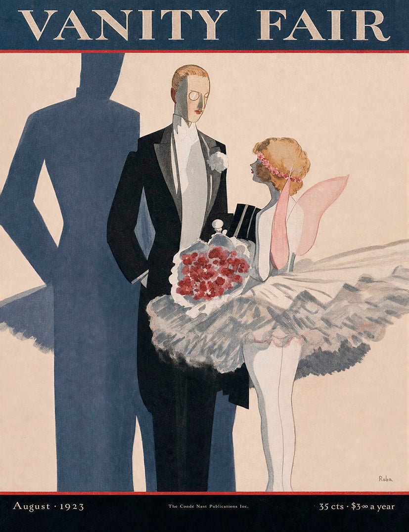 Vanity Fair – Agosto de 1923 - Reusable Peel-and-Stick Poster - Pasquín
