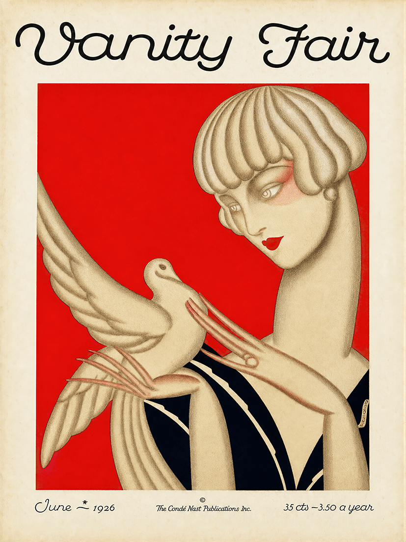 Vanity Fair – Junio de 1926 - Reusable Peel-and-Stick Poster - Pasquín