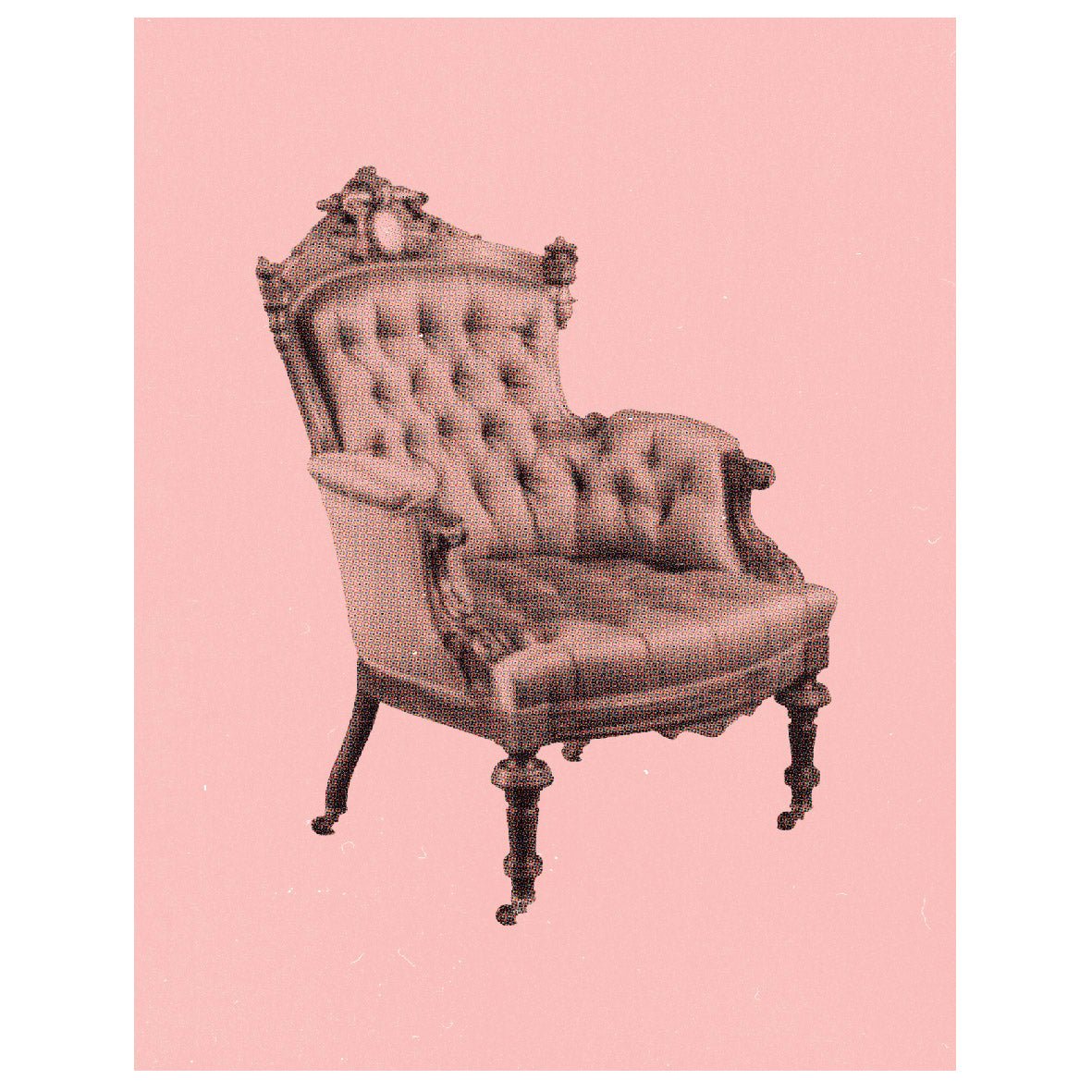 Victorian Sofa Reusable Peel - and - Stick Poster - Pasquín