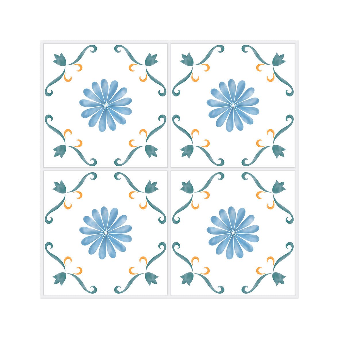 Adhesive Non - Slip Tiles for Floors: Blue Mosaic Design for Every Space - Pasquín Mosaics 40 - Pasquín