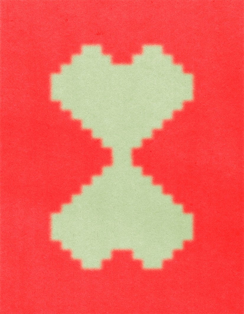 "Coquette Collection: Infinite Heart" - Reusable Peel-and-Stick Poster - Pasquín