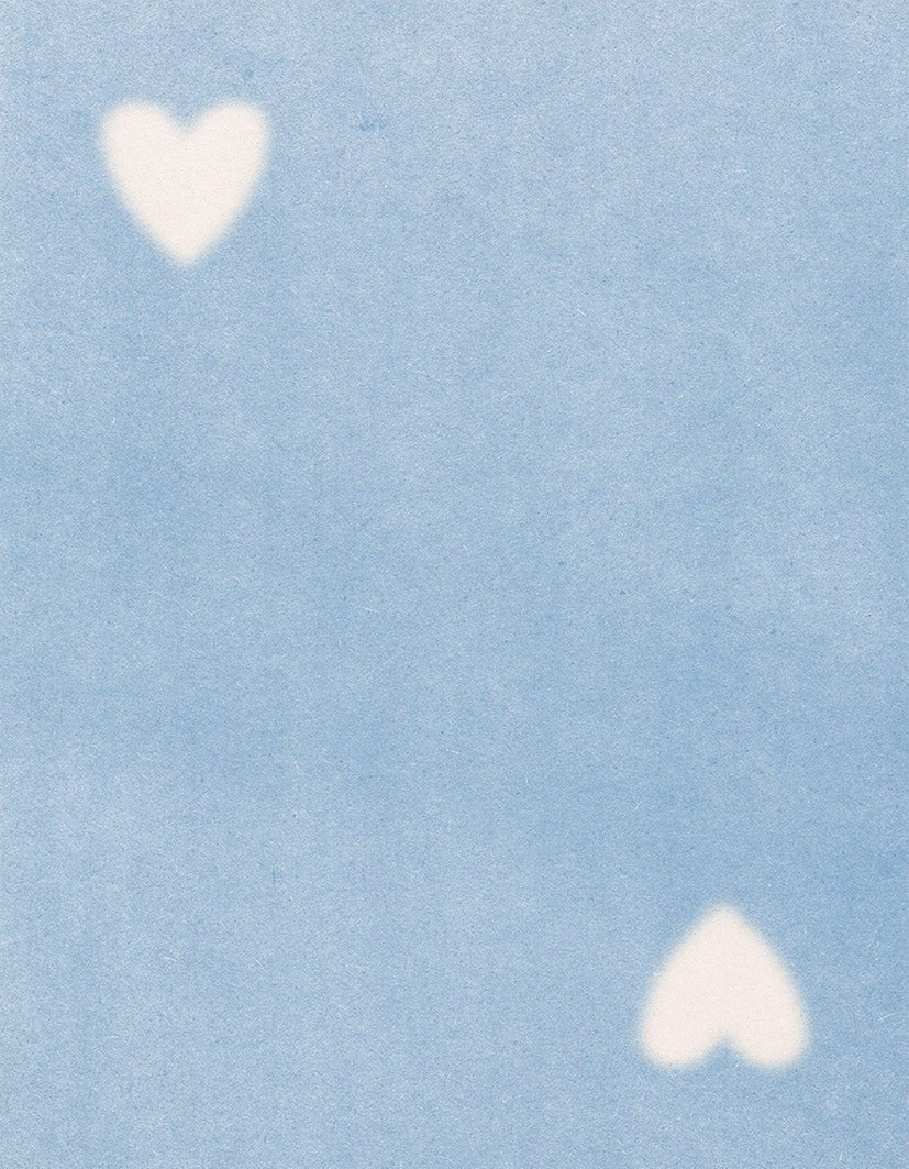 "Coquette Collection: Two Hearts" - Reusable Peel-and-Stick Poster - Pasquín