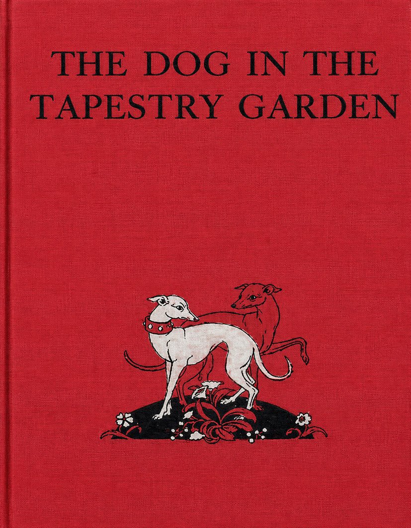"Cover The Dog in the Tapestry Garden"- Reusable Peel-and-Stick Poster - Pasquín
