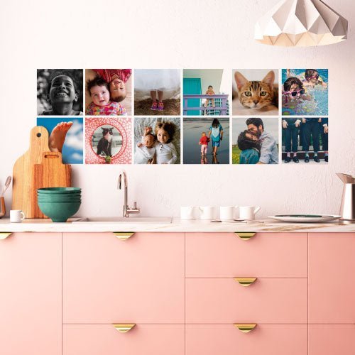 Customizable Repositionable Adhesive Tile Set - Perfect for Bathroom and Kitchen Decor - Pasquín Store