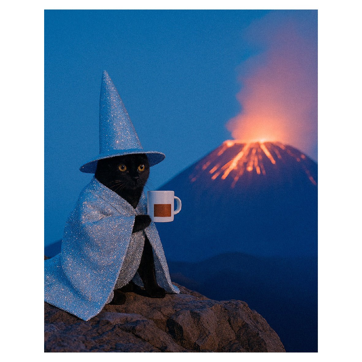 Decorative "Coffee Spell" Poster | High - Quality Print | Repositionable Adhesive - Pasquín