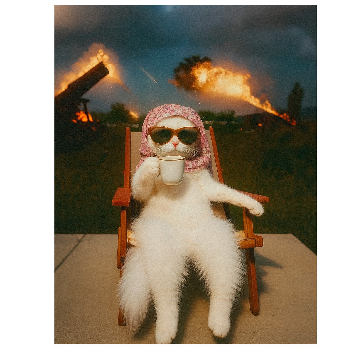 Decorative "Coquette Collection: A little calm in the Chaos" Poster | High - Quality Print | Repositionable Adhesive - Pasquín