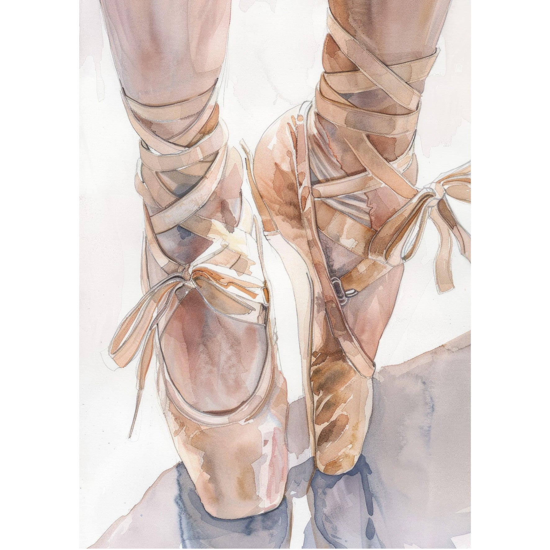 Decorative "Coquette Collection: Ballerina's Shoes" Posters | High - Quality Print | Repositionable Adhesive - Pasquín Store