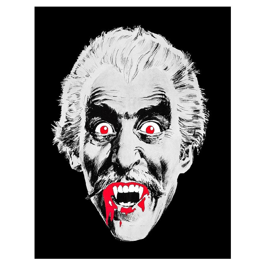 Decorative "Count Dracula (1970)" by Jess Franco Poster | High - Quality Print | Repositionable Adhesive - Pasquín