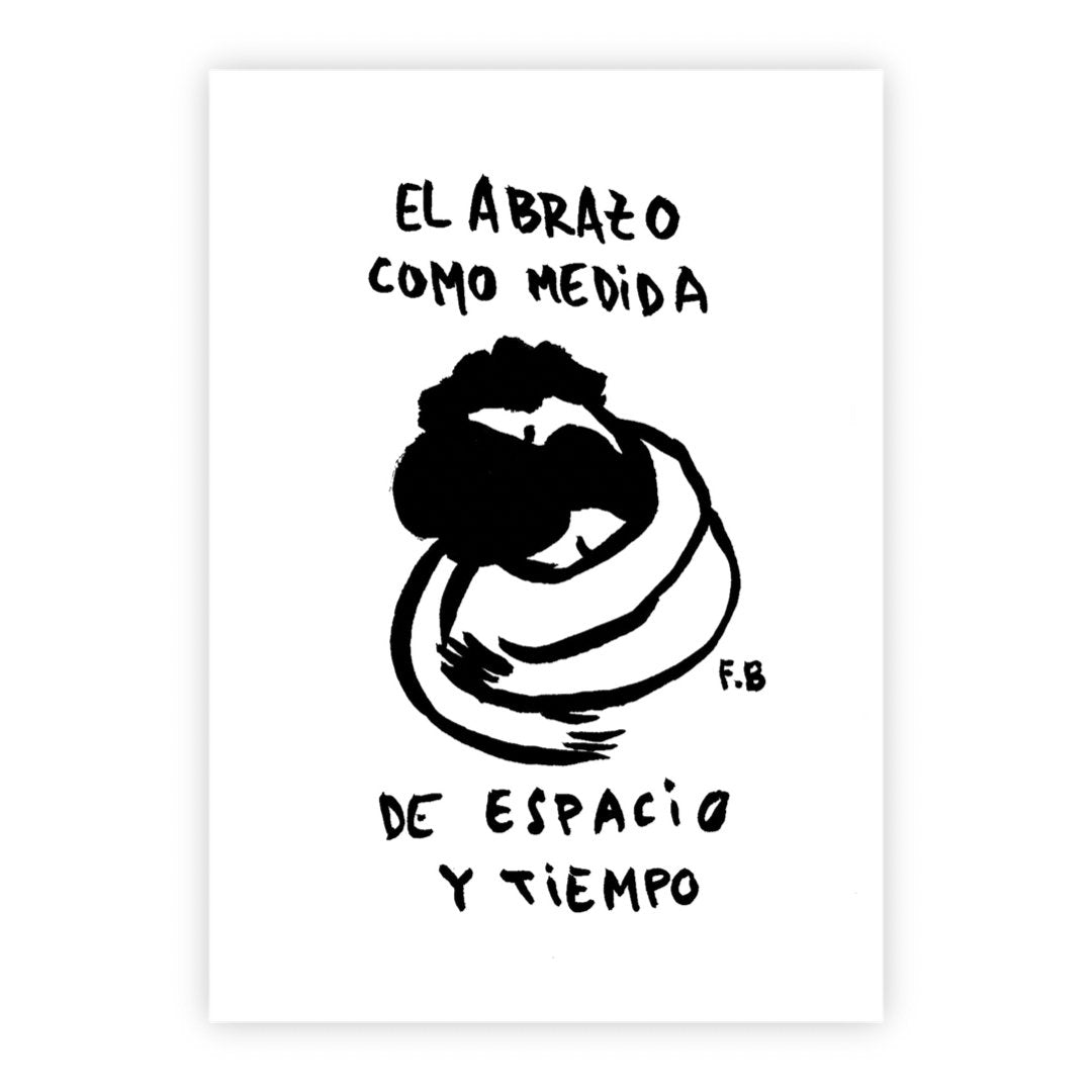 Decorative "El Abrazo" by Flavita Banana Poster | High - Quality Print | Repositionable Adhesive - Pasquín Store