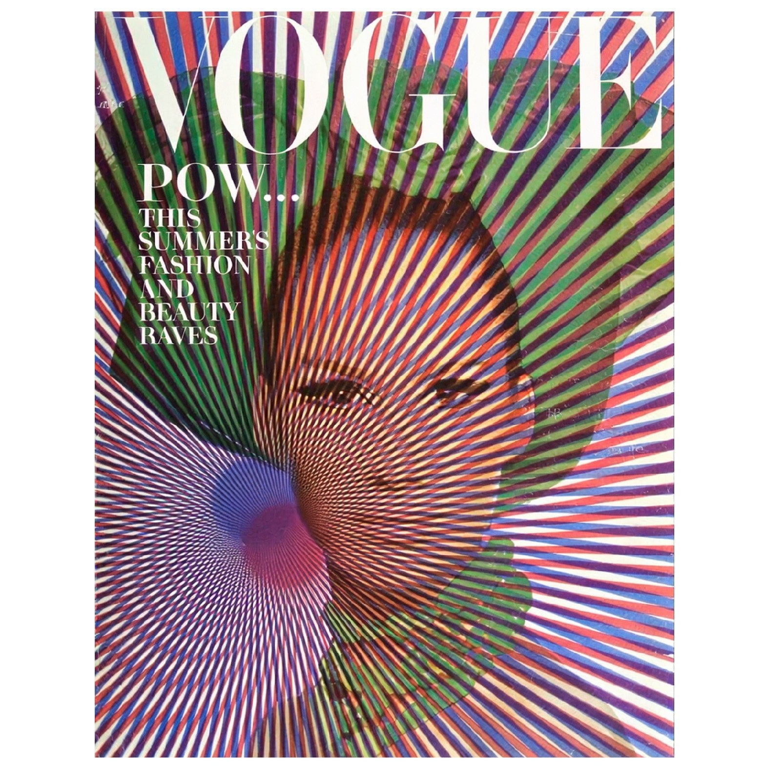 Decorative “Iconic Vogue Magazine Cover (1965)" Poster | High - Quality Print | Repositionable Adhesive - Pasquín