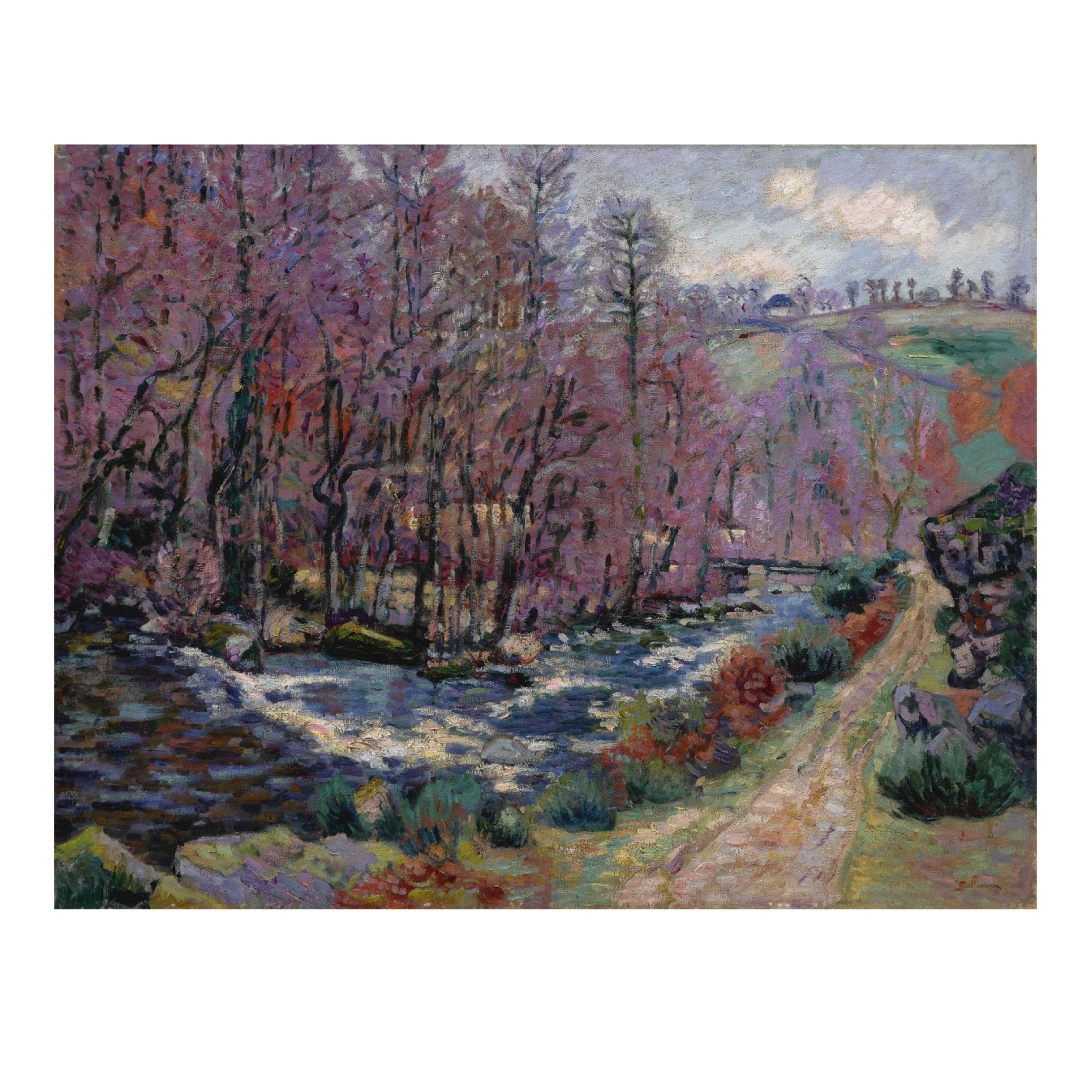 Decorative "La Creuse" by Armand Guillaumin Poster | High - Quality Print | Repositionable Adhesive - Pasquín