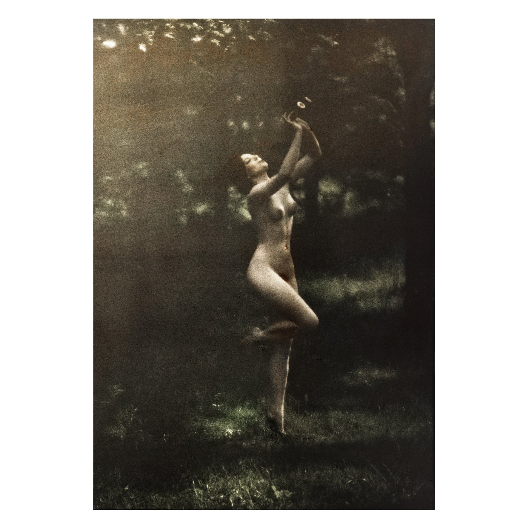 Decorative Nude Dancer with Aulos Poster | High - Quality Print | Repositionable Adhesive - Pasquín Store