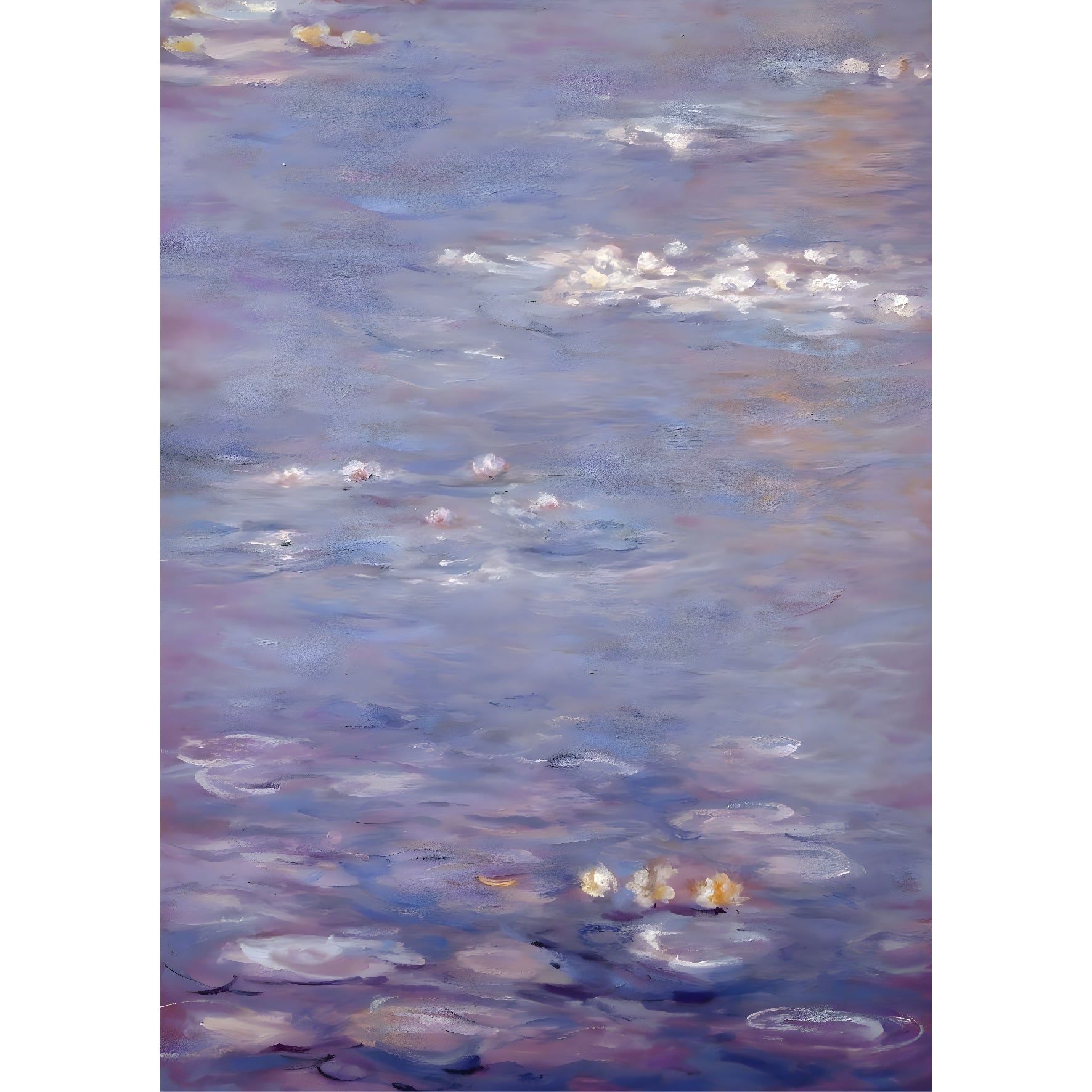 Decorative "Nymphéas" by Claude Monet Poster | High - Quality Print | Repositionable Adhesive - Pasquín Store