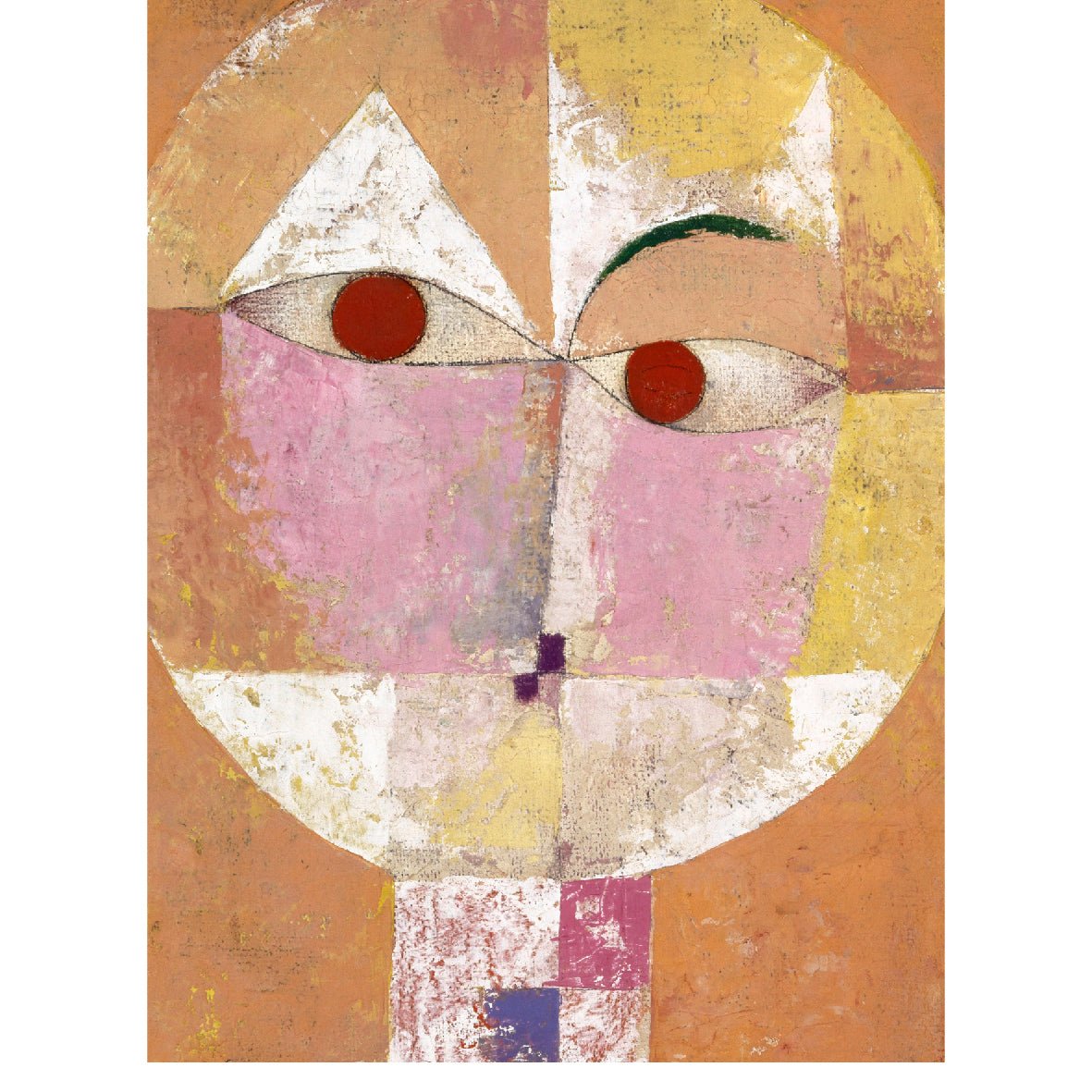 Decorative "Senecio (Baldgreis) (1922)" by Paul Klee Poster | High - Quality Print | Repositionable Adhesive - Pasquín