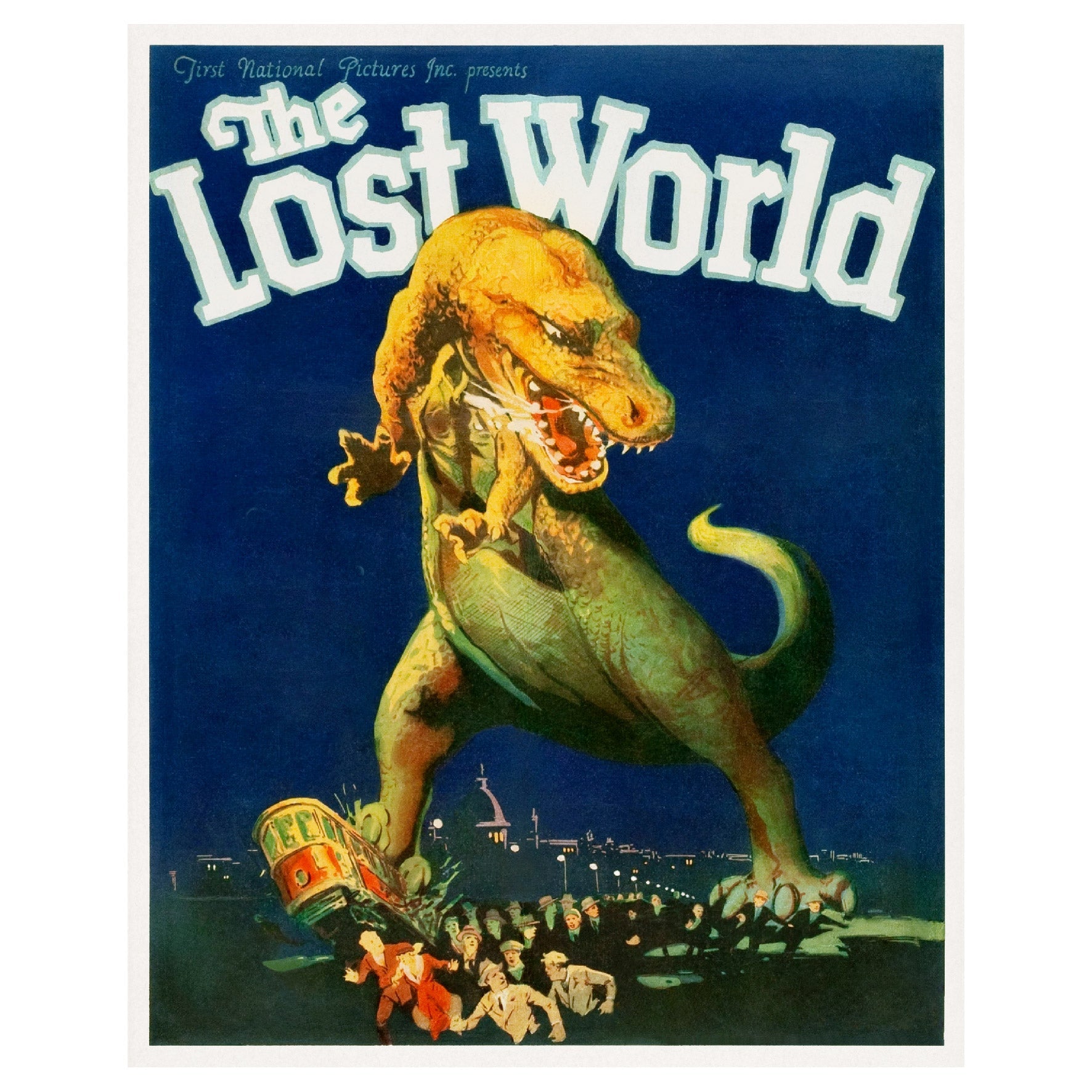 Decorative "The Lost World (1925)" Poster | High - Quality Print | Repositionable Adhesive - Pasquín