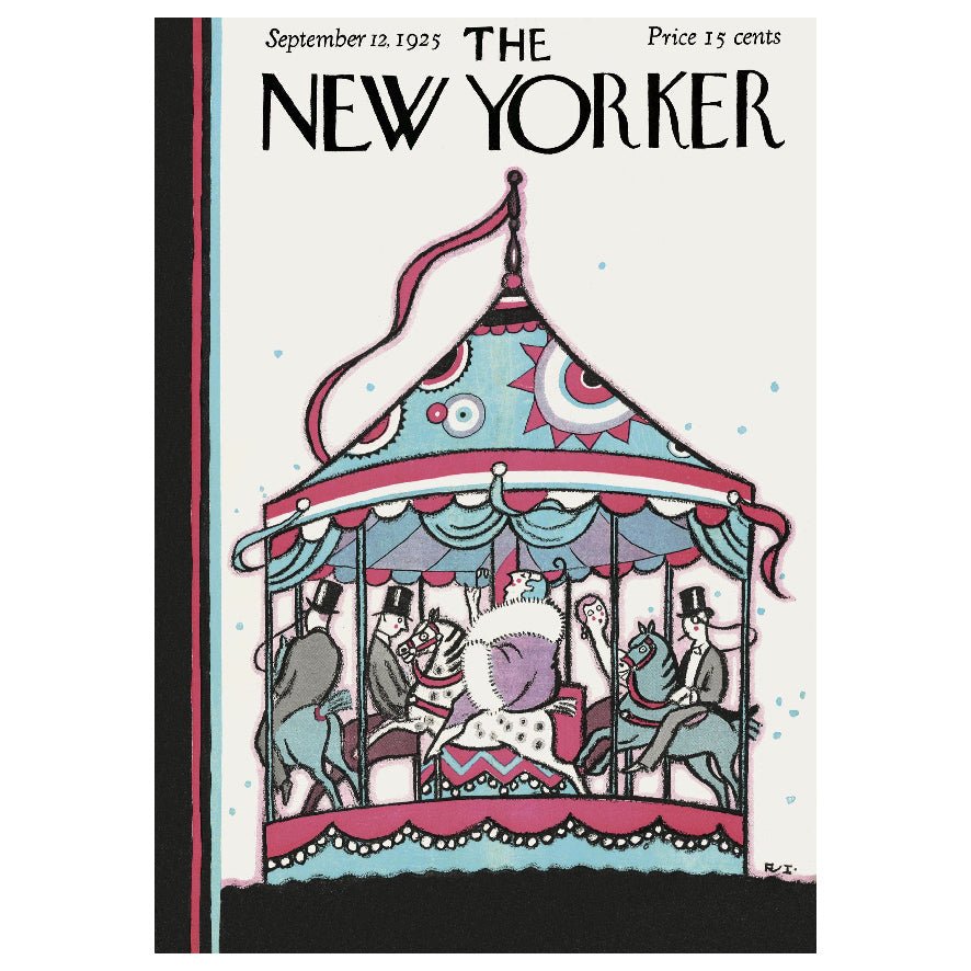 Decorative "The New Yorker Cover: September 12, 1925" | High - Quality Print | Repositionable Adhesive - Pasquín Store