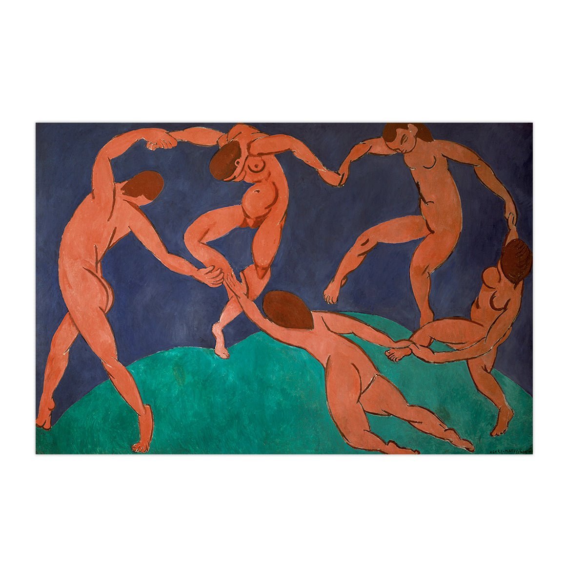 Handmade "La Danse" by Henri Matisse Poster | High - Quality Print | Repositionable Adhesive - Pasquín Store