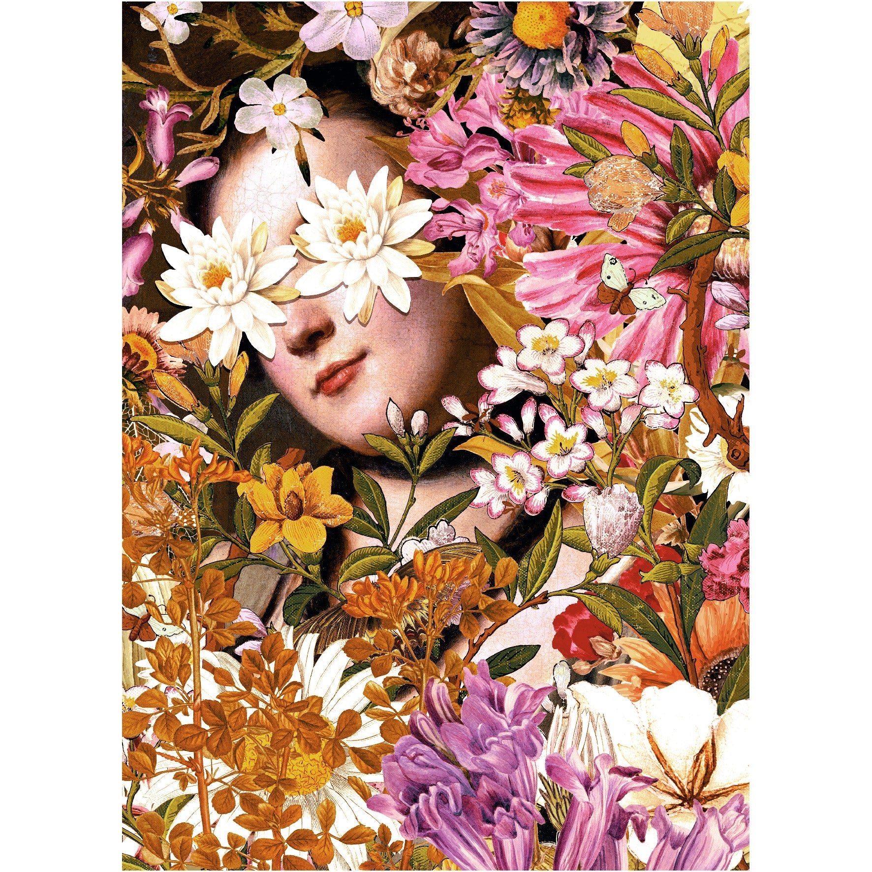 Handmade "The Floral Dream" Poster | High - Quality Print | Repositionable Adhesive - Pasquín Store