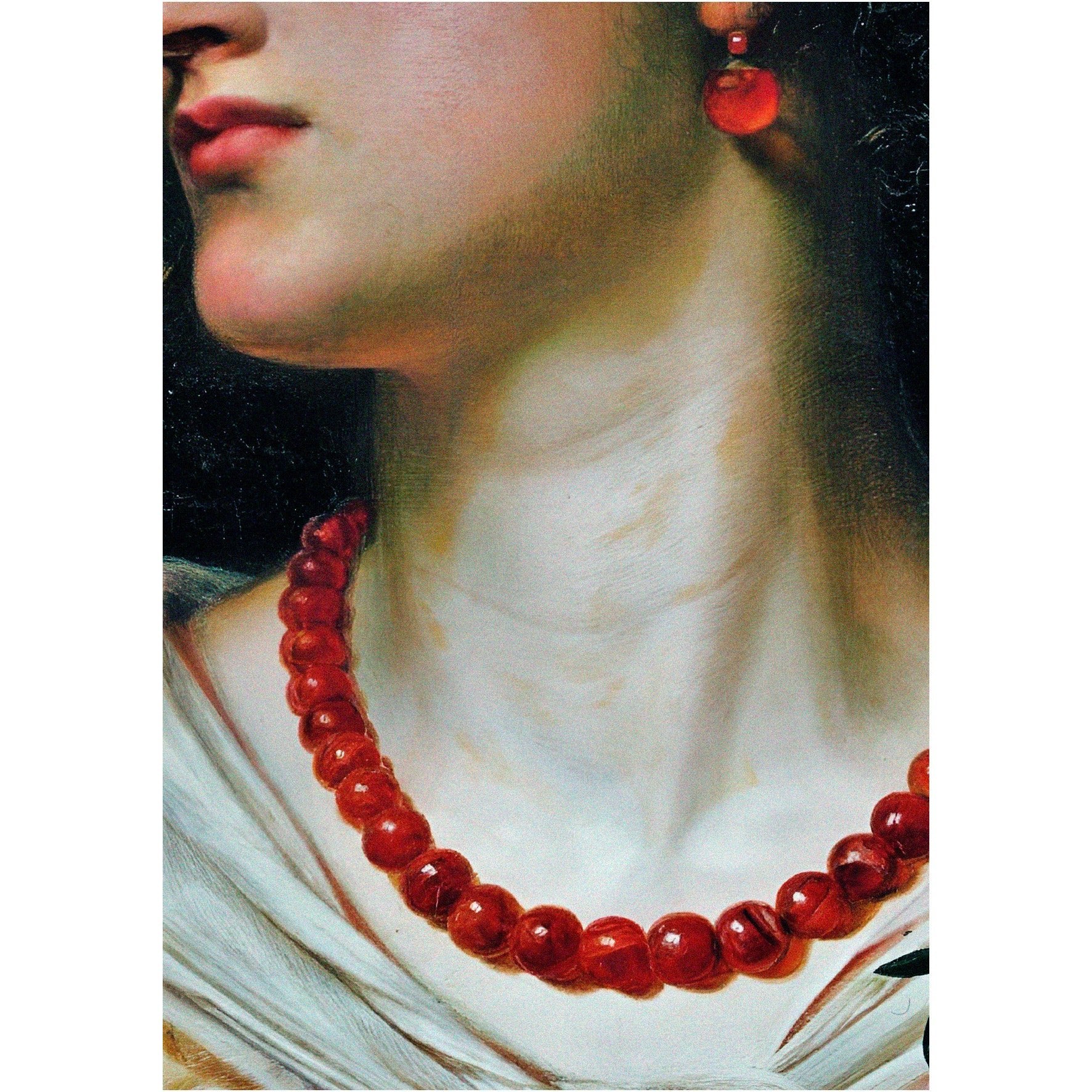 Handmade "Vivien (Detail) (1863)" by Anthony Frederick Augustus Poster | High - Quality Print | Repositionable Adhesive - Pasquín Store