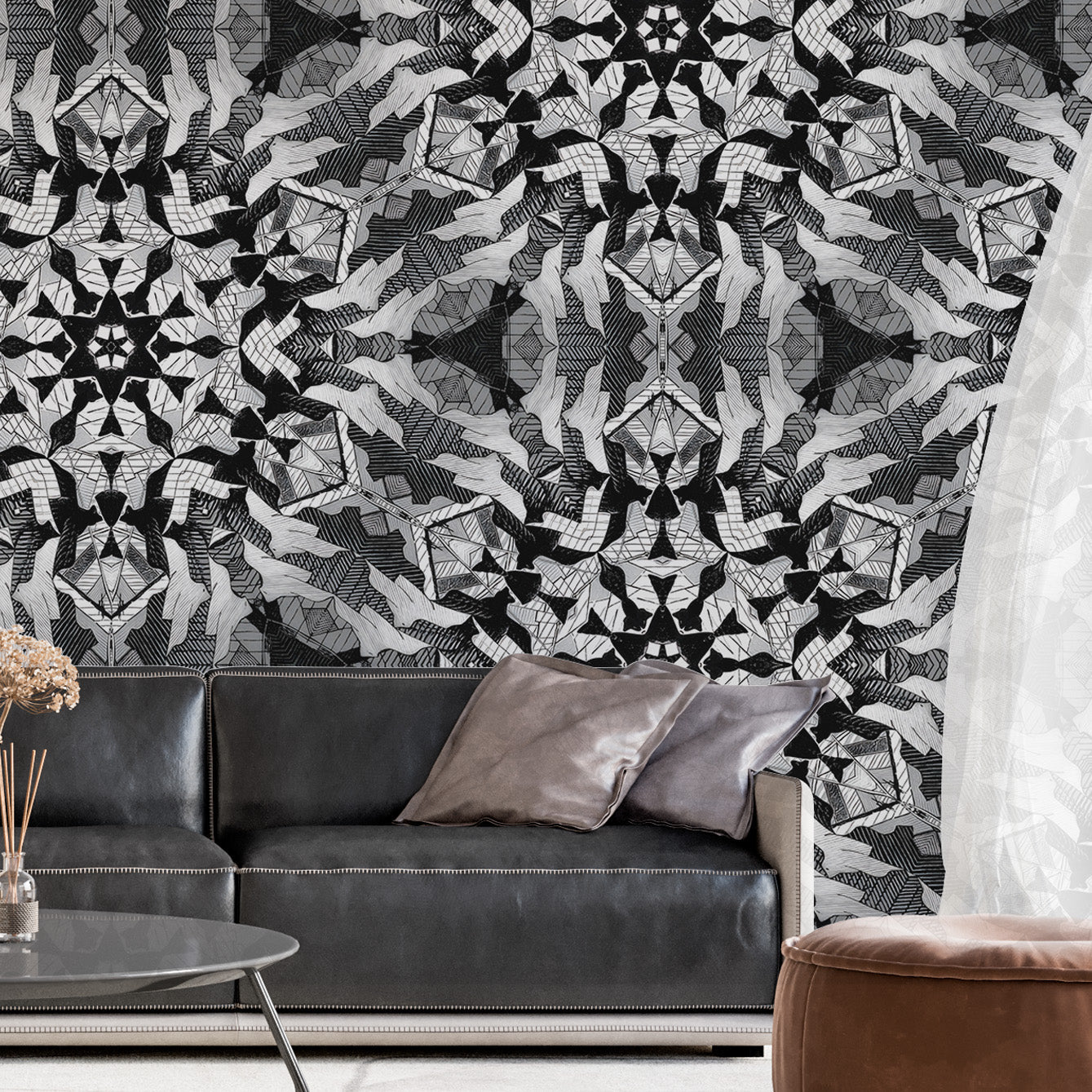 High - Quality Escher Wall Wallpaper - Non - Toxic and PVC - Free - Pasquín Store