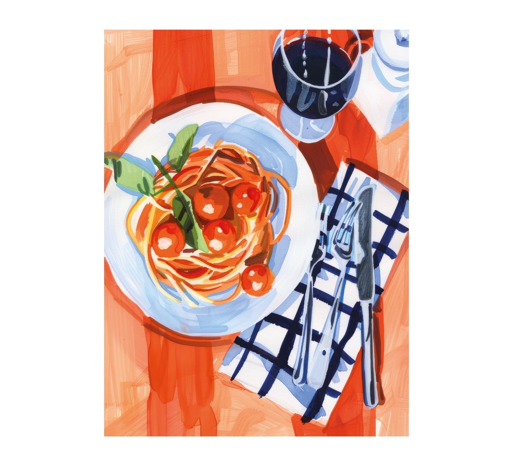 High - Quality Repositionable Spaghetti Adhesive Poster - Pasquín Store