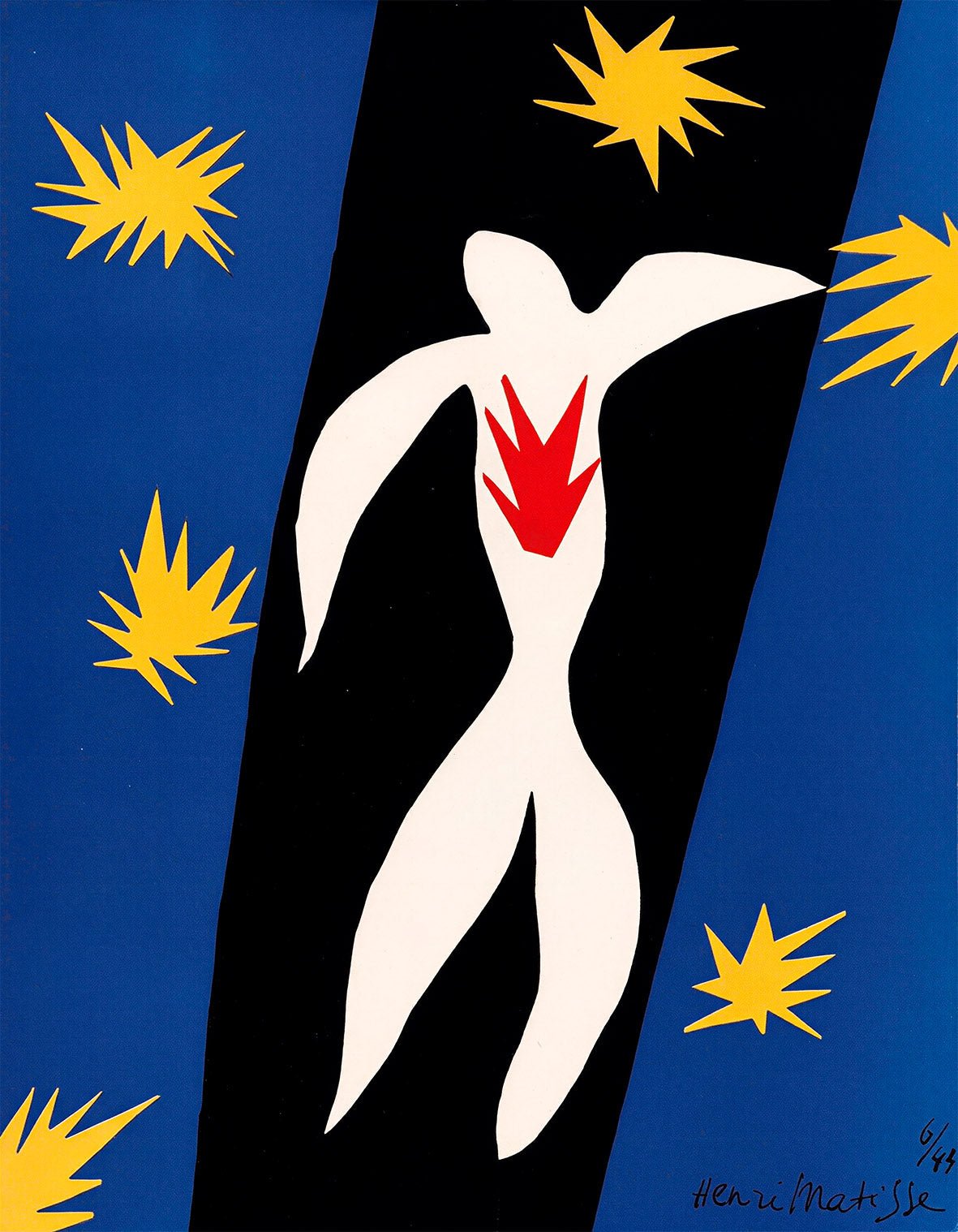 "Icare" by Henri Matisse - Reusable Peel-and-Stick Poster - Pasquín