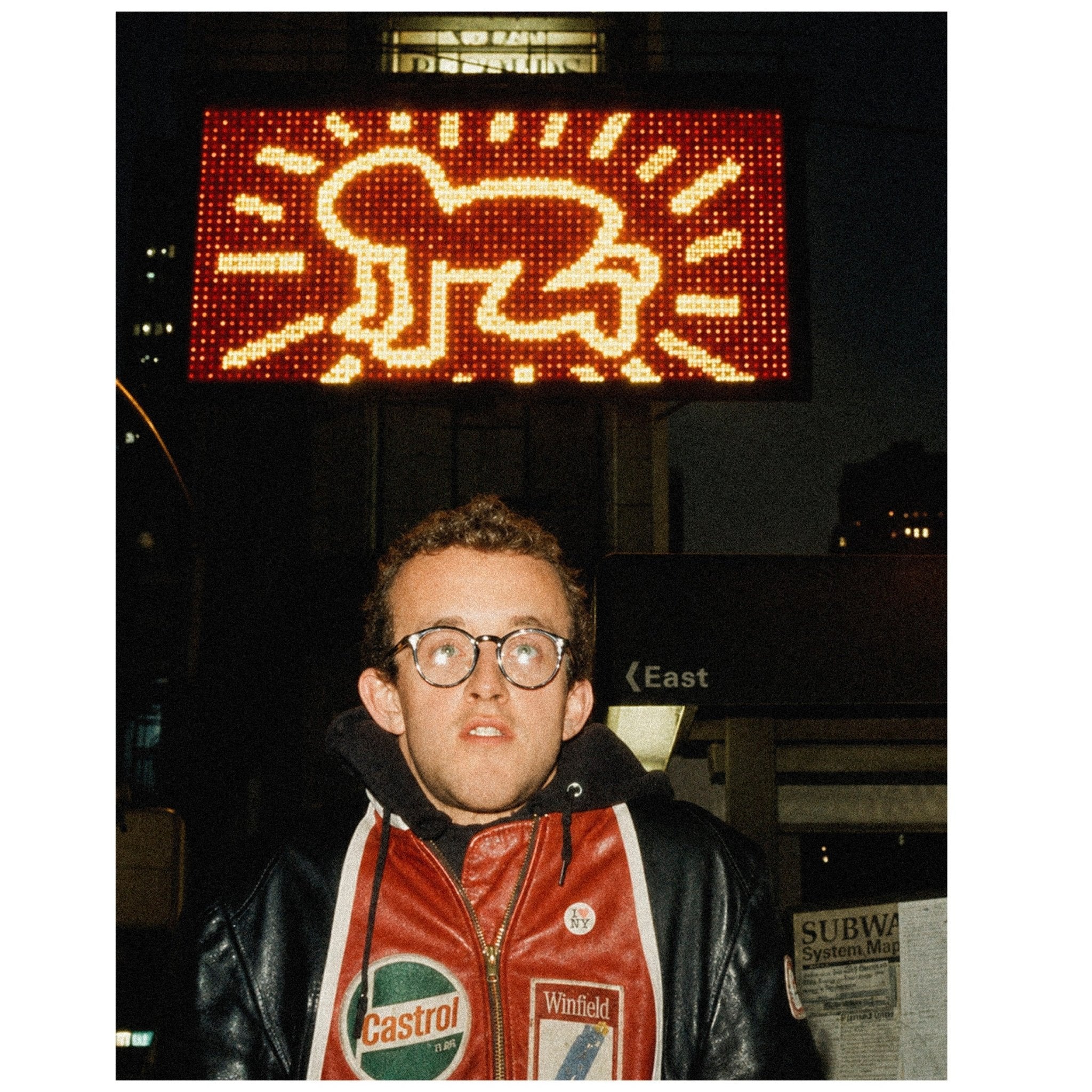 Keith Haring Photography - Reusable Peel-and-Stick Poster - Pasquín