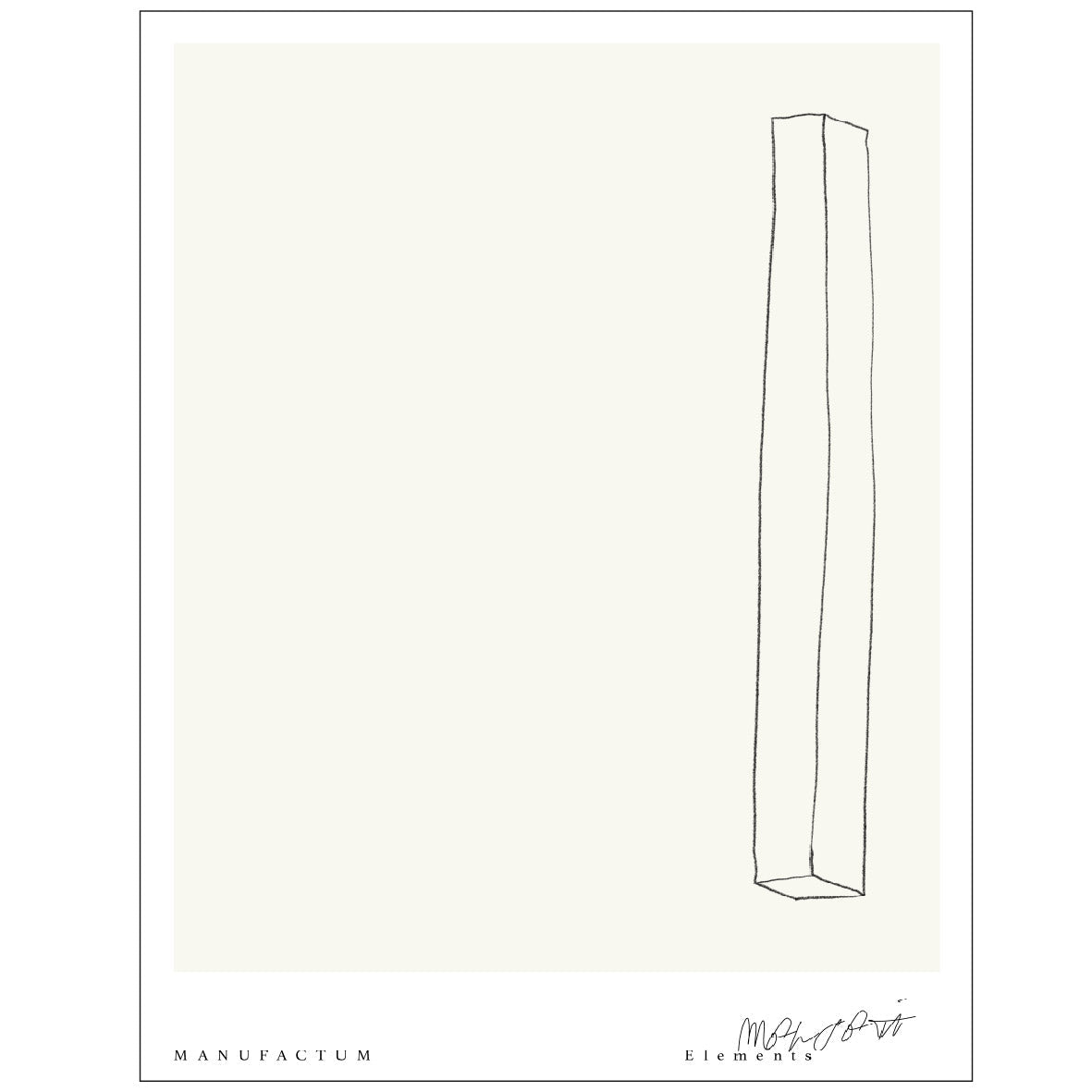 Manufactum Elements Reusable Peel - and - Stick Poster - Pasquín