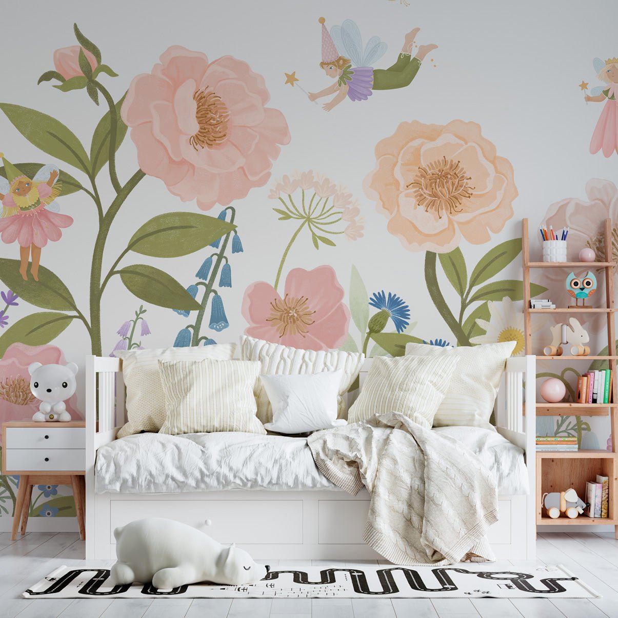 Repositionable Fairyland Wall Wallpaper - Perfect for Kids' Rooms - Pasquín Store